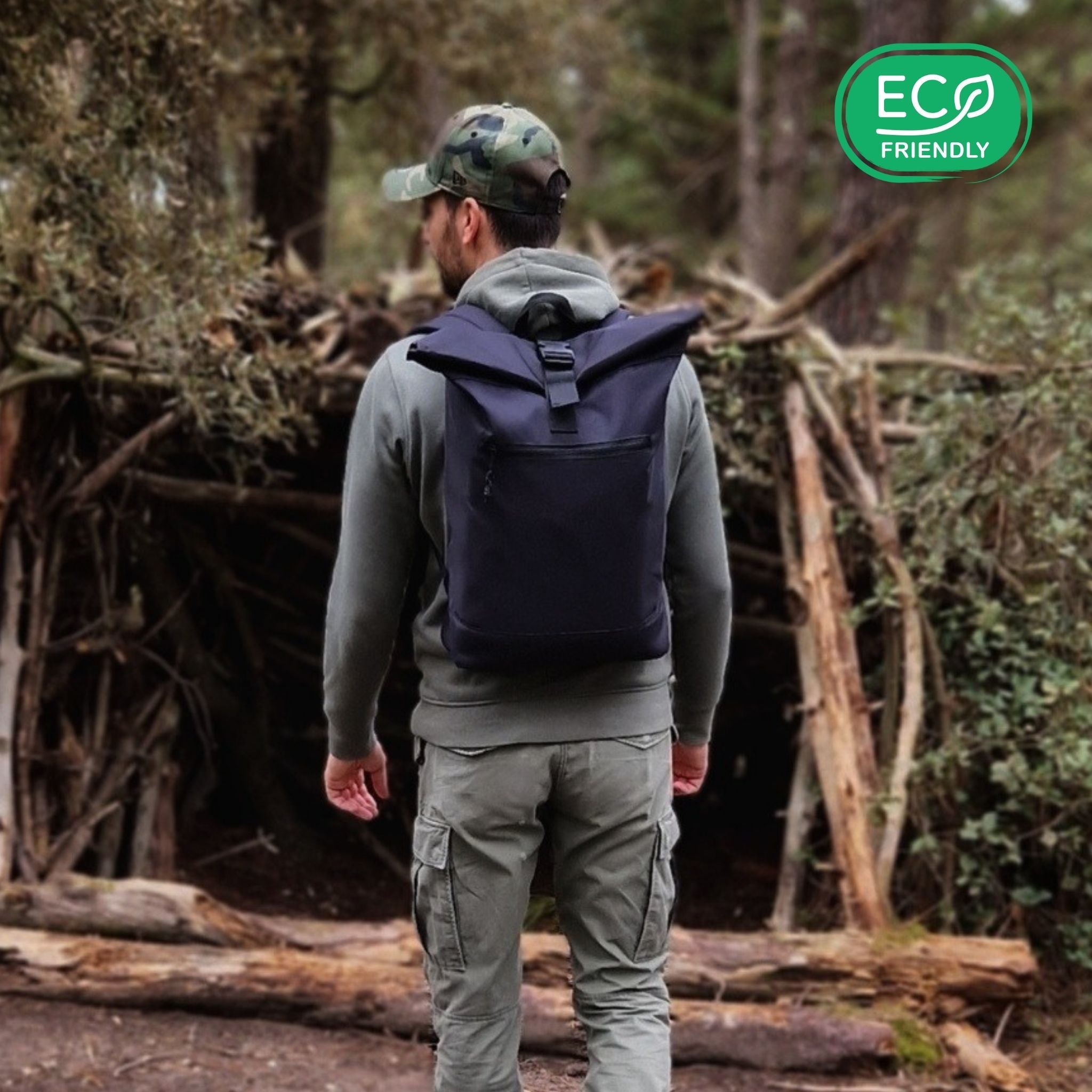 Sac à dos rolltop de voyage Fjord avec compartiment ordinateur