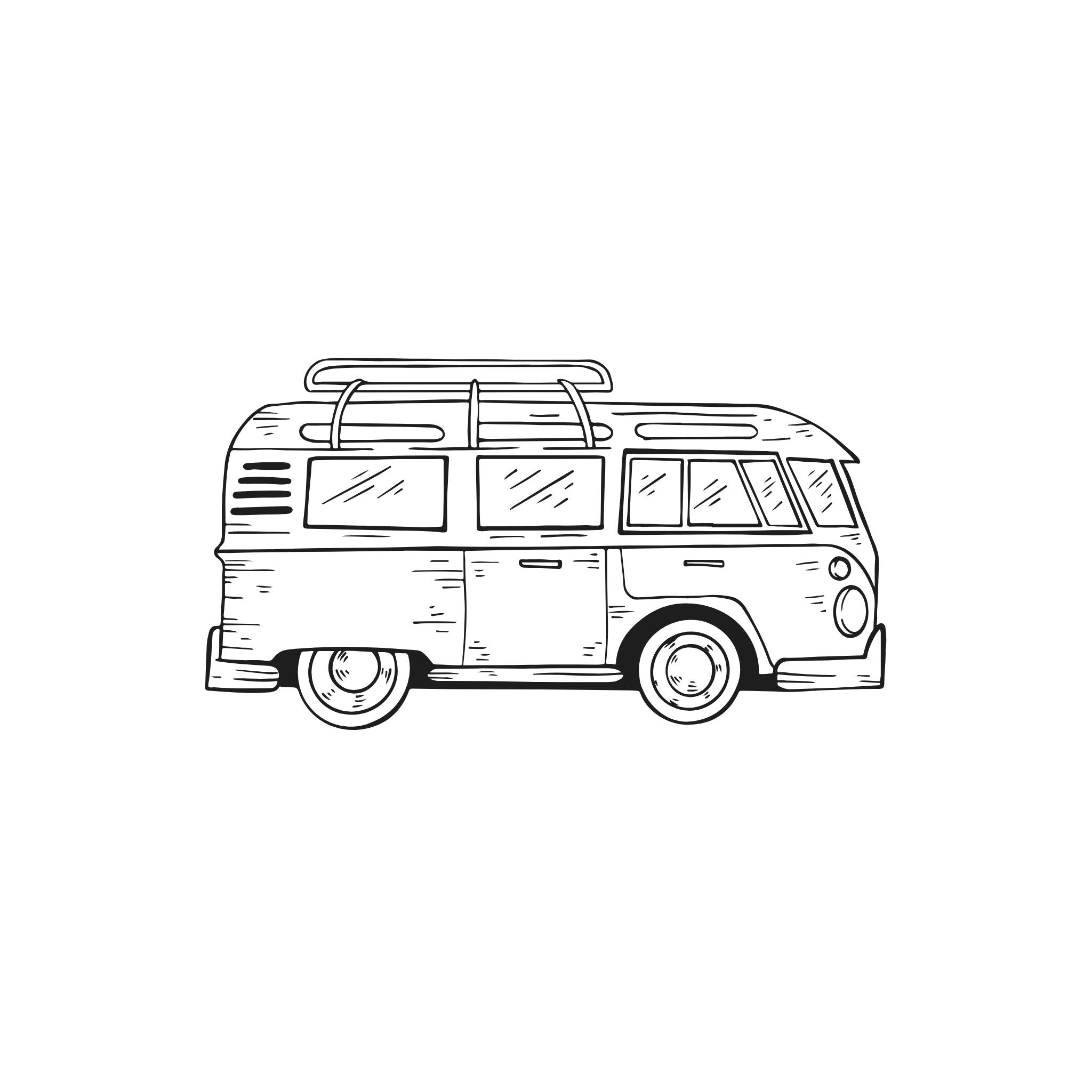 Carnet de voyage Vanlife à personnaliser et à remplir - 114 pages