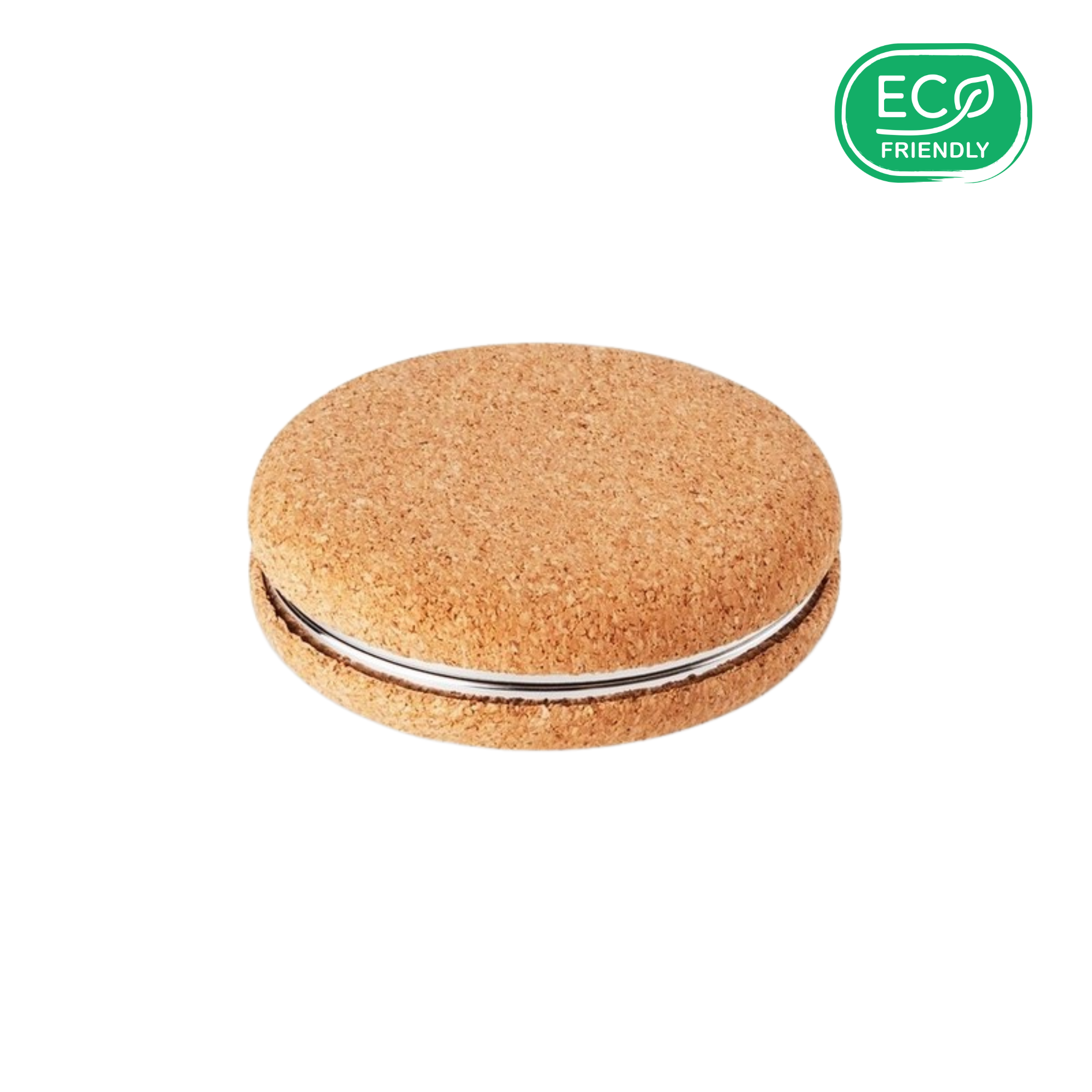 Miroir de poche ultra compact et pliant Niagara - miroir de voyage en liège
