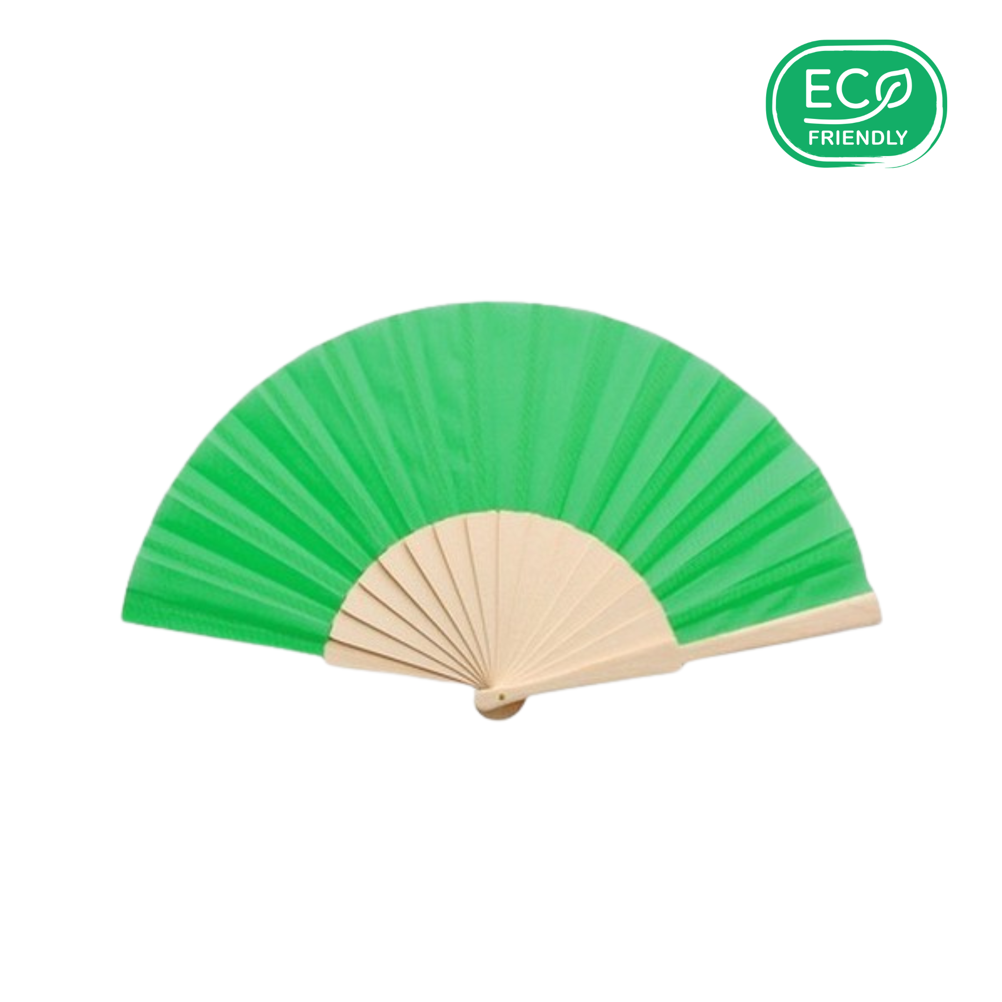 Éventails pliants Borneo en bois naturel