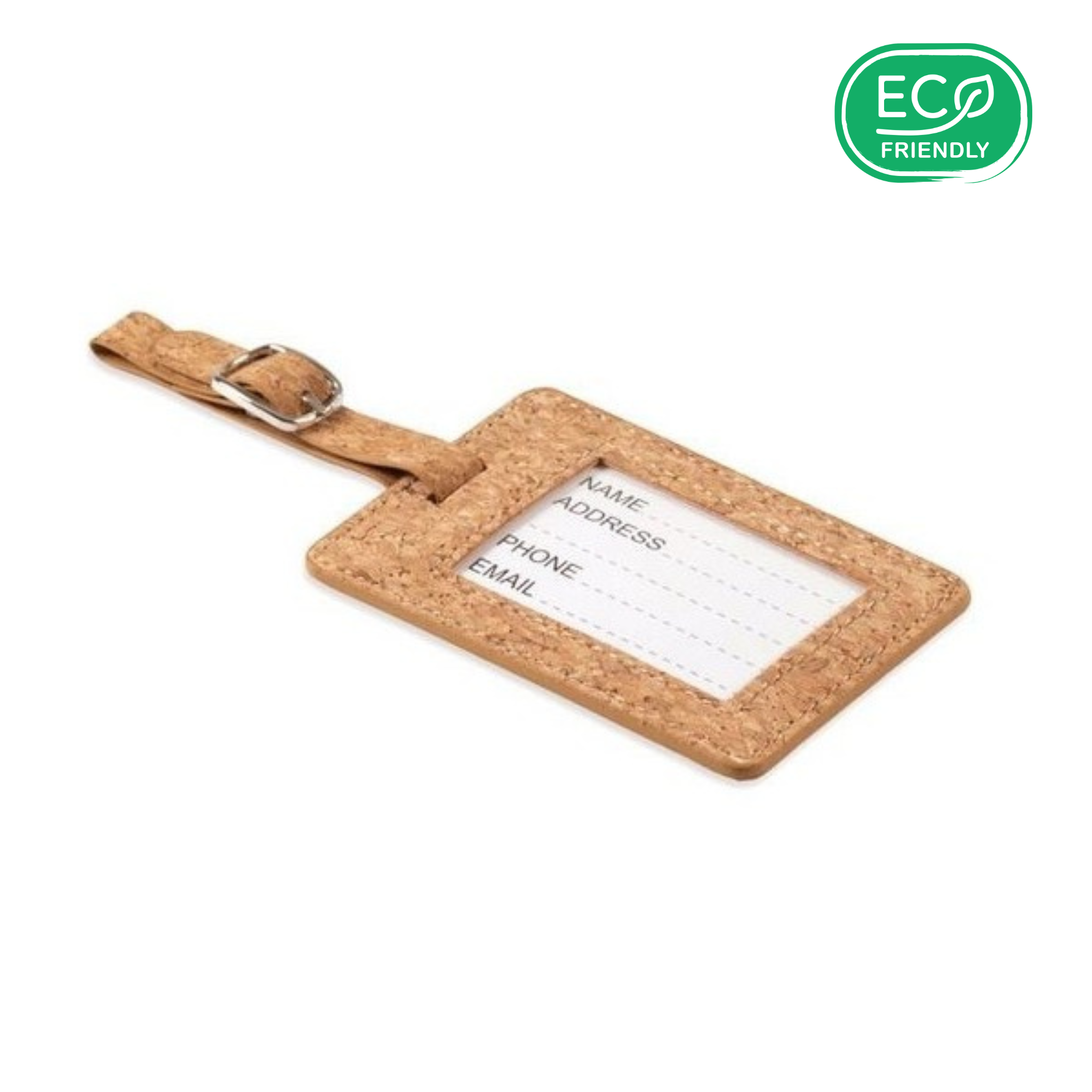 Étiquette à bagage Panama en liège