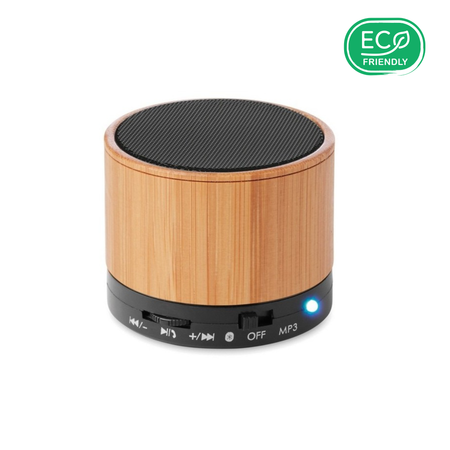 Mini enceinte de voyage Titicaca en bambou naturel