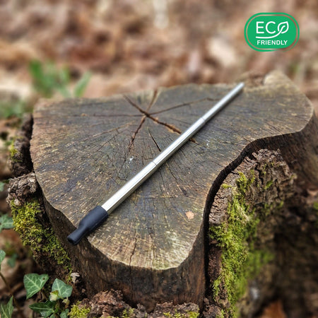 Paille en inox Gobi pliante et réutilisable en acier inoxydable