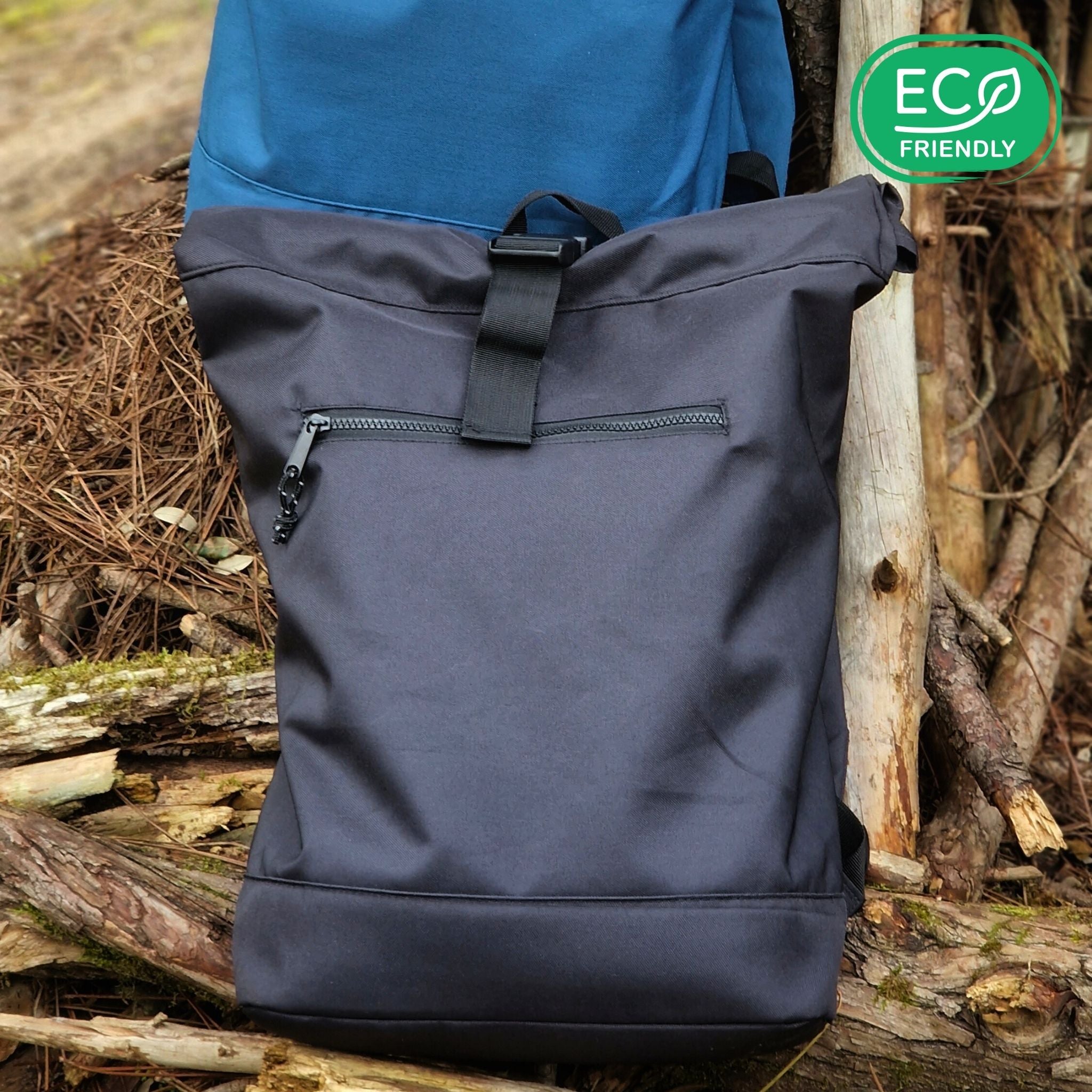 Sac à dos rolltop de voyage Fjord avec compartiment ordinateur