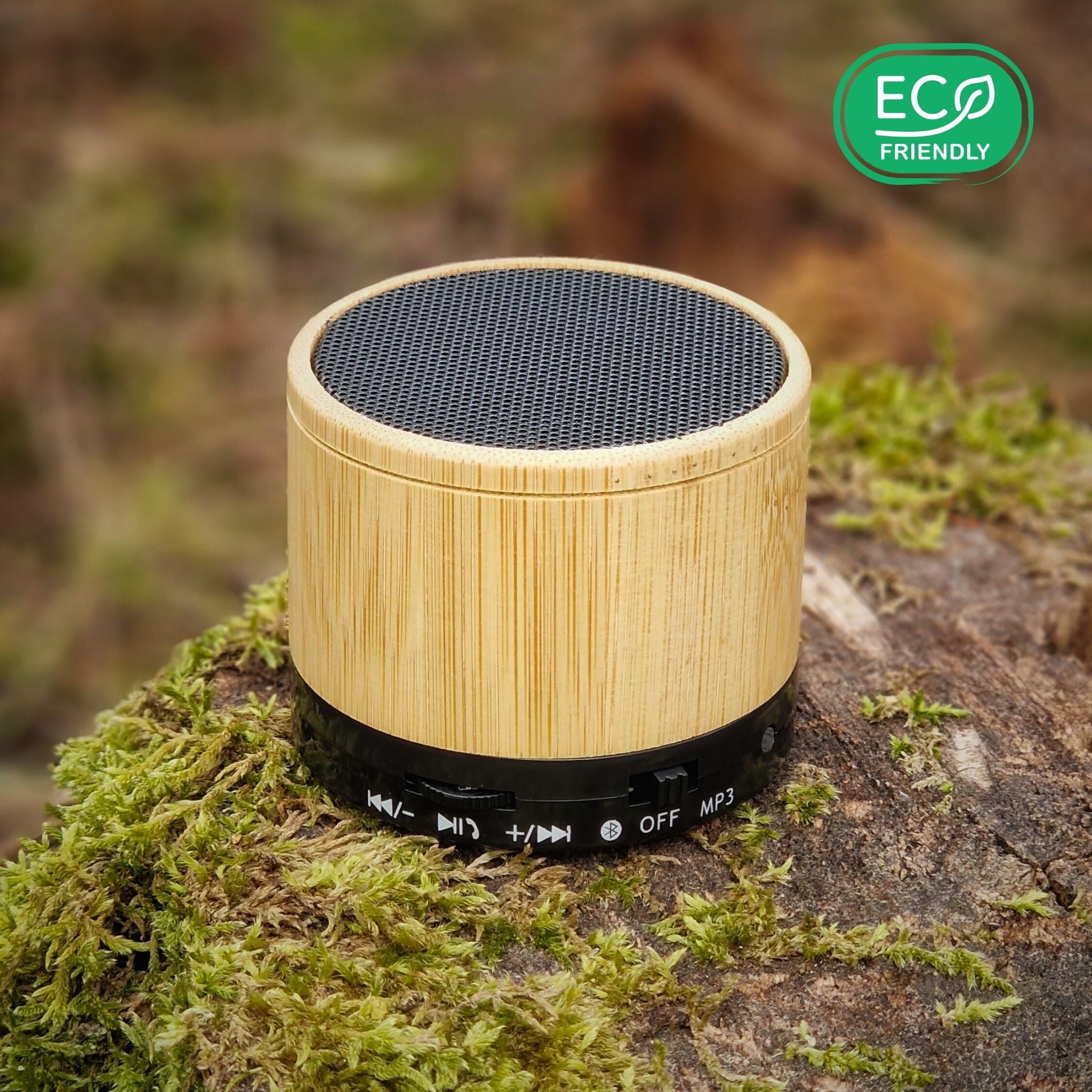 Mini enceinte de voyage Titicaca en bambou naturel