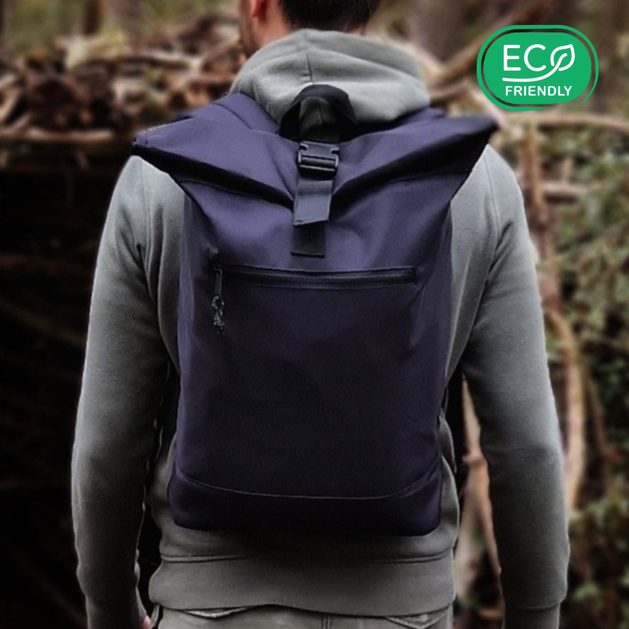 Sac à dos rolltop de voyage Fjord avec compartiment ordinateur