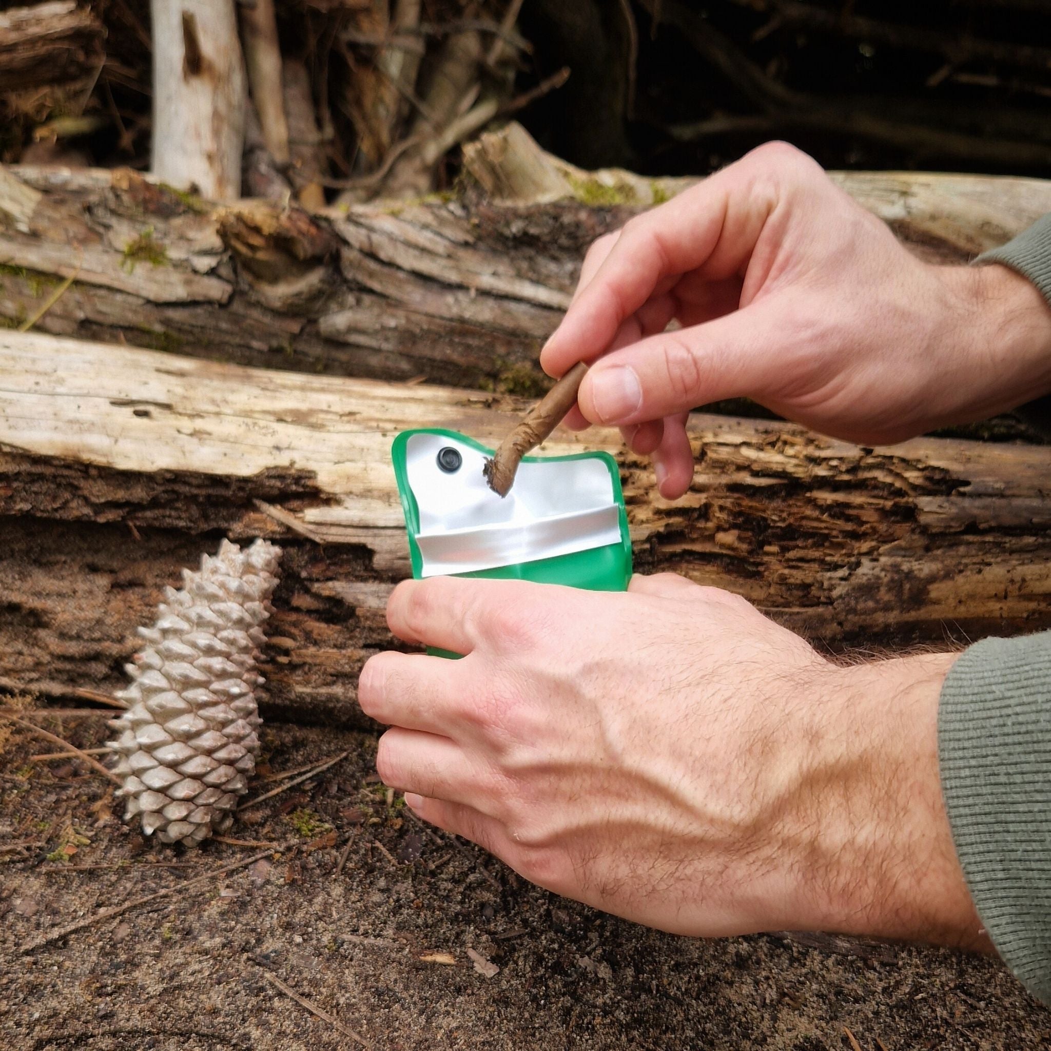 Cendrier de voyage Terra - cendrier de poche portable anti odeurs