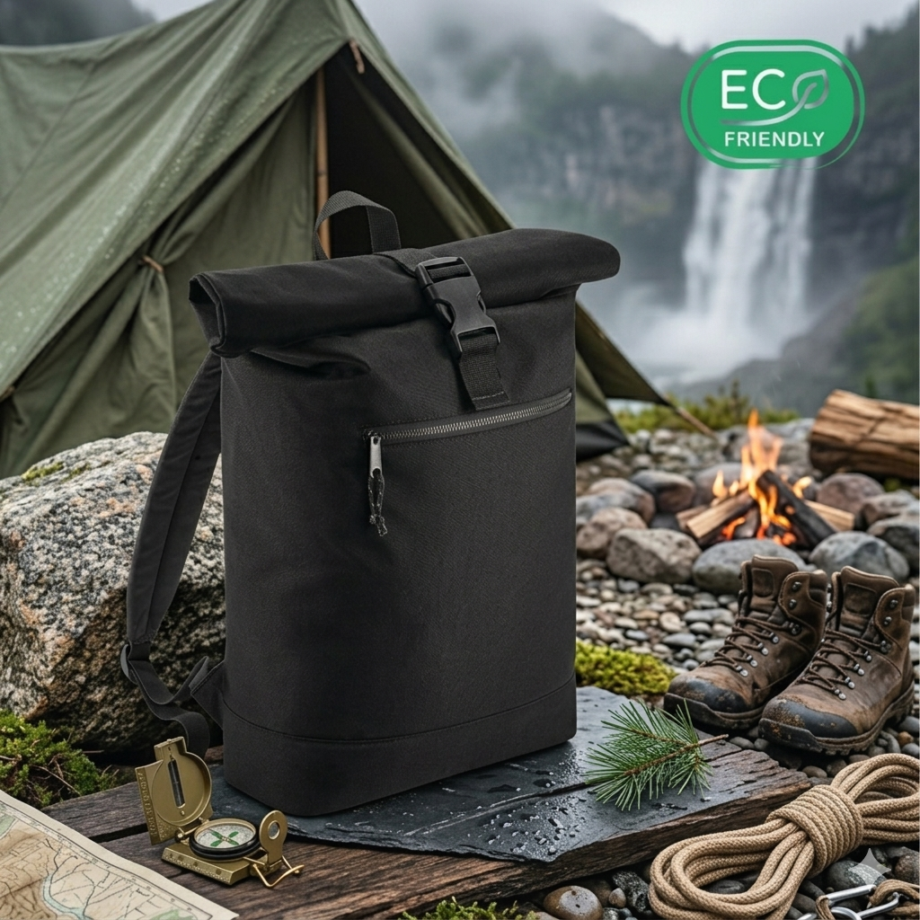 Sac à dos rolltop de voyage Fjord avec compartiment ordinateur