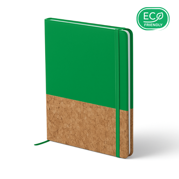 Carnet de note Pacaya en liège naturel et similicuir