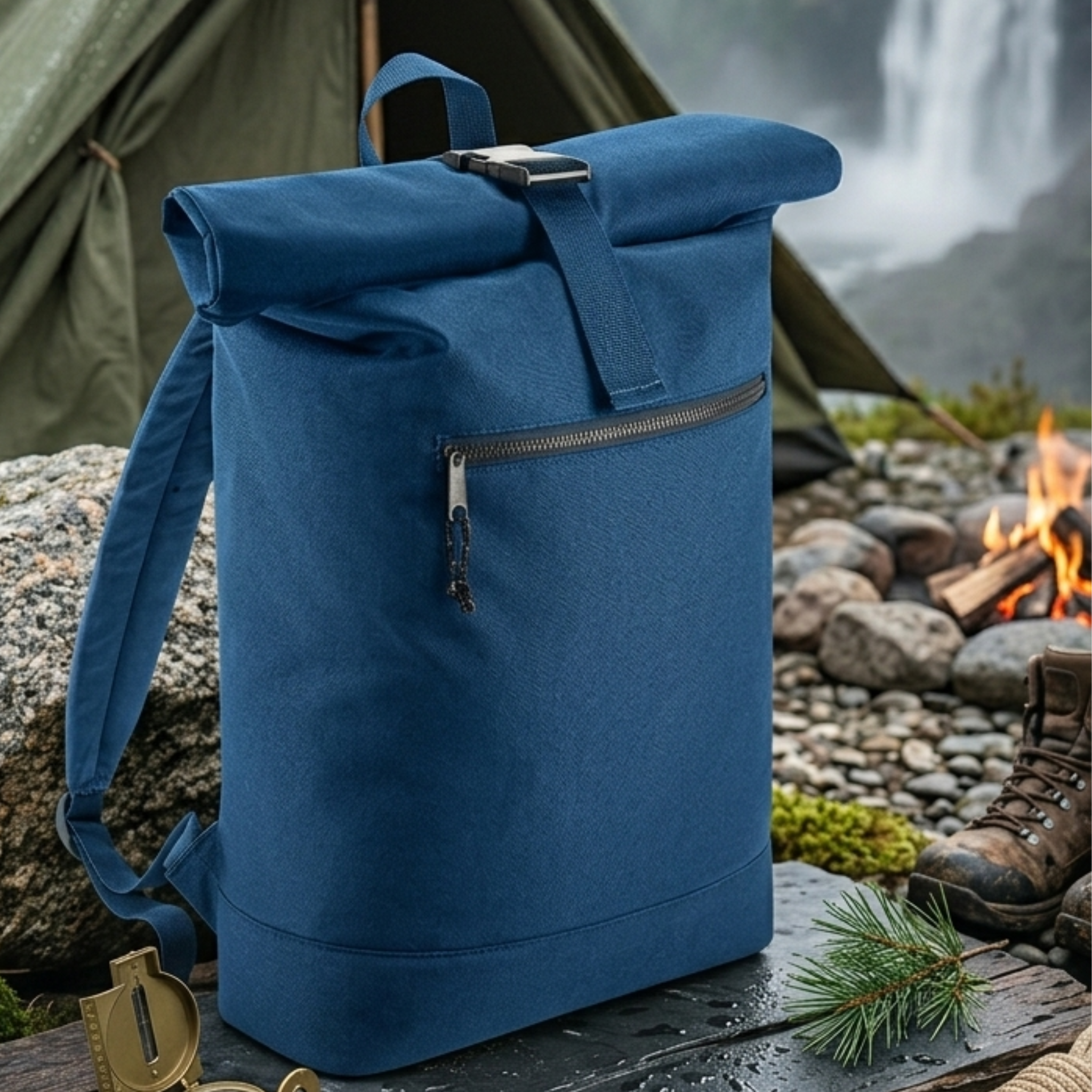 Sac à dos rolltop de voyage Fjord avec compartiment ordinateur