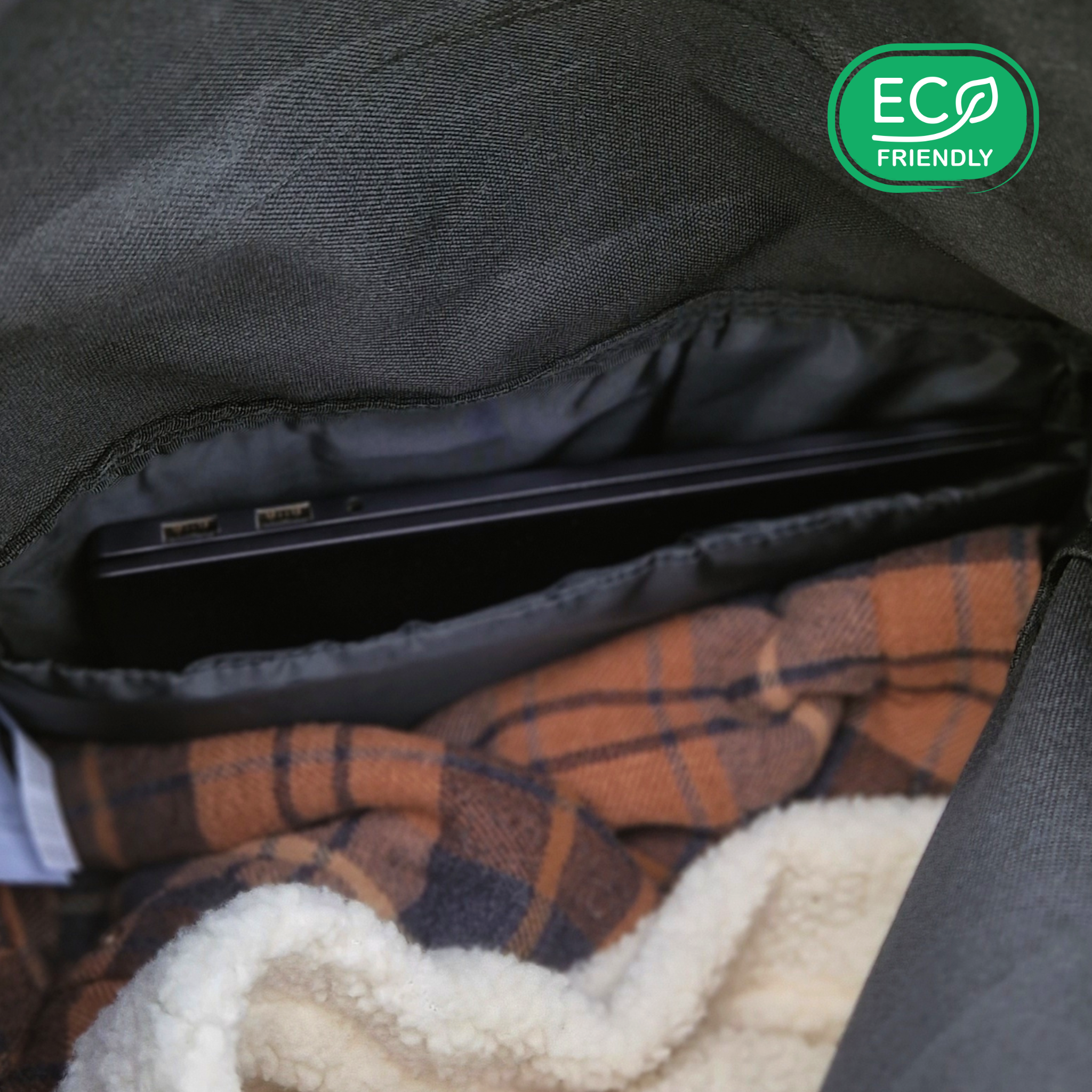 Sac à dos rolltop de voyage Fjord avec compartiment ordinateur