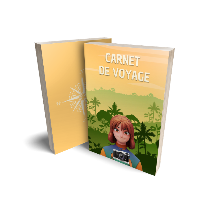 Carnet de voyage Jungle à personnaliser et à remplir - 114 pages
